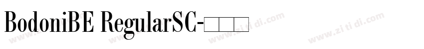 BodoniBE RegularSC字体转换